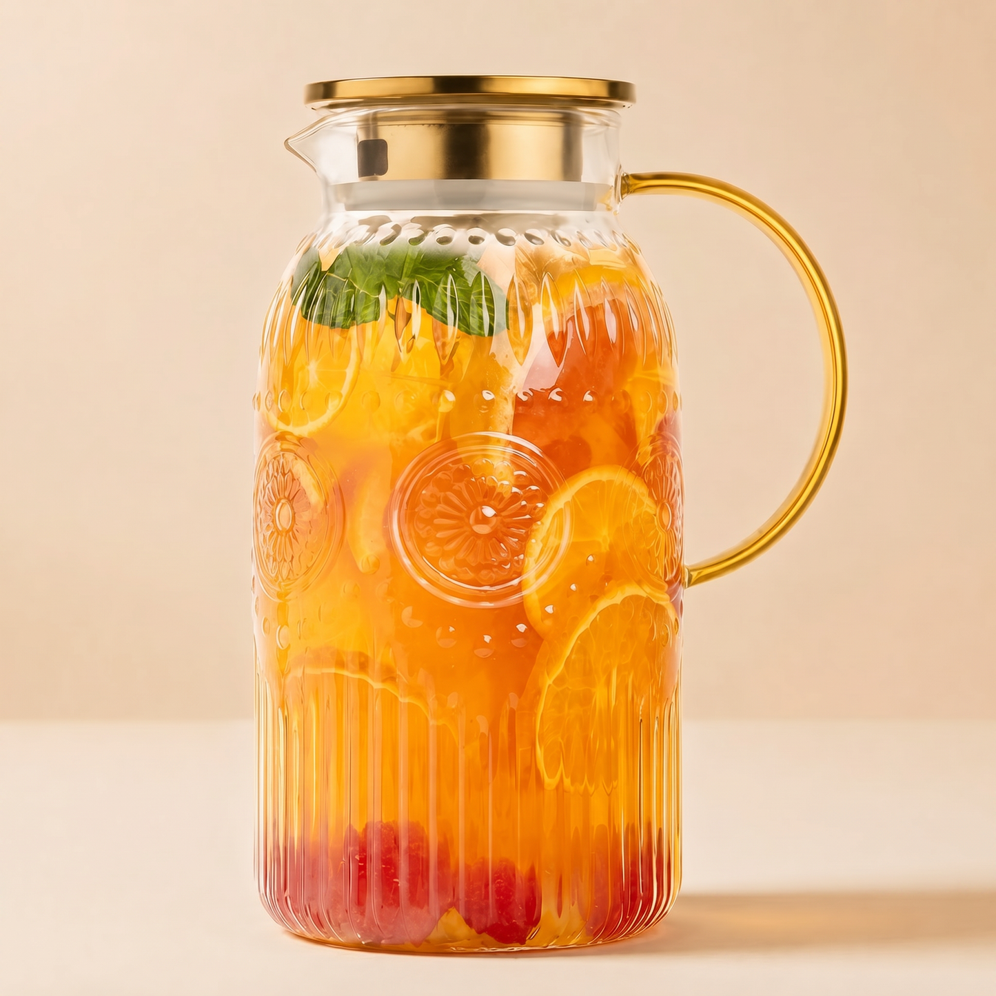 Ellis® 68 Oz Vintage Glass Pitcher