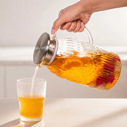Ellis® 68 Oz Vintage Glass Pitcher