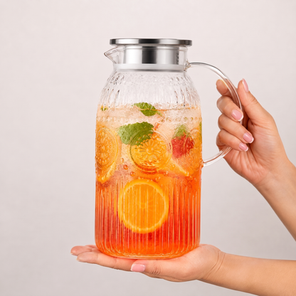 Ellis® 68 Oz Vintage Glass Pitcher
