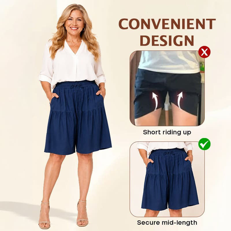 Bloomease - Flowy Skort Shorts