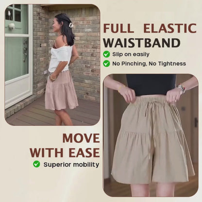 Bloomease - Flowy Skort Shorts