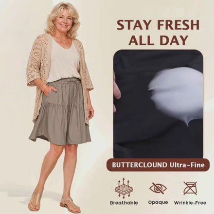 Bloomease - Flowy Skort Shorts